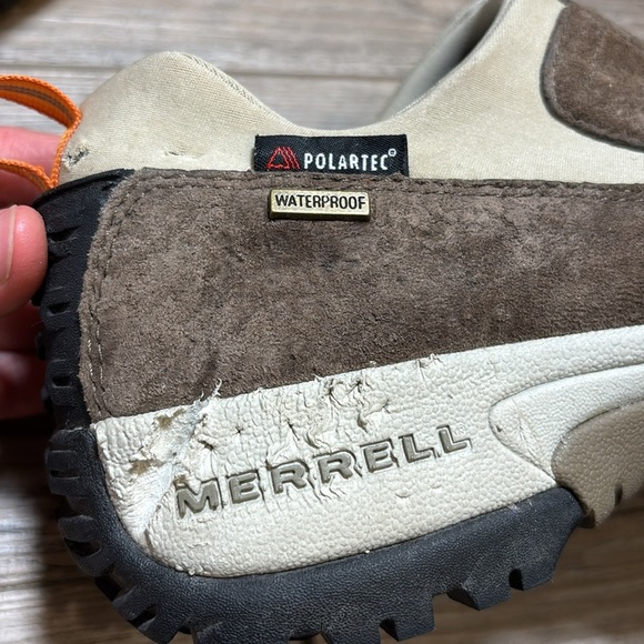 Merrell Polar Moc Waterproof Suede Hiking Trail Leather Slip On  Shoes Womens 9 - Picture 8 of 11